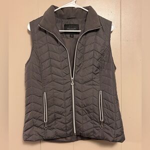 Marc New York Gray Quilted Vest